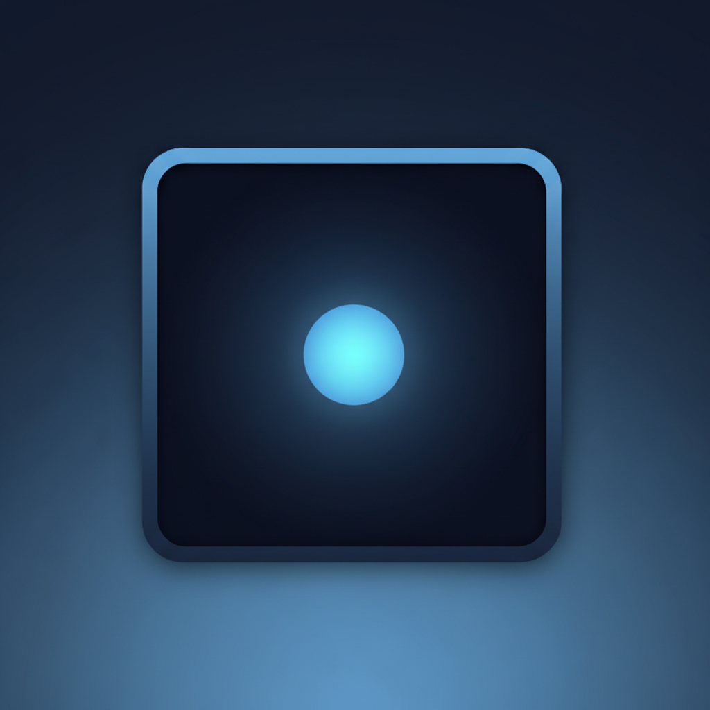 Casella nascosta di Mines con punto blu centrale