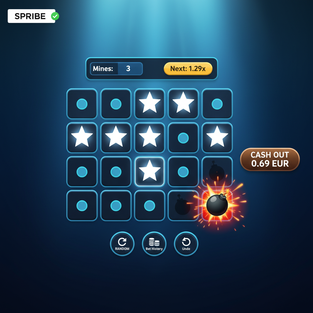 Mines SPRIBE - guida strategica e gameplay