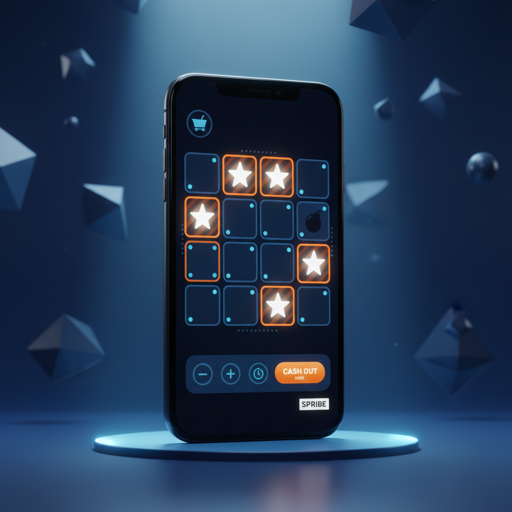 Mines SPRIBE su smartphone - versione mobile per l'Italia