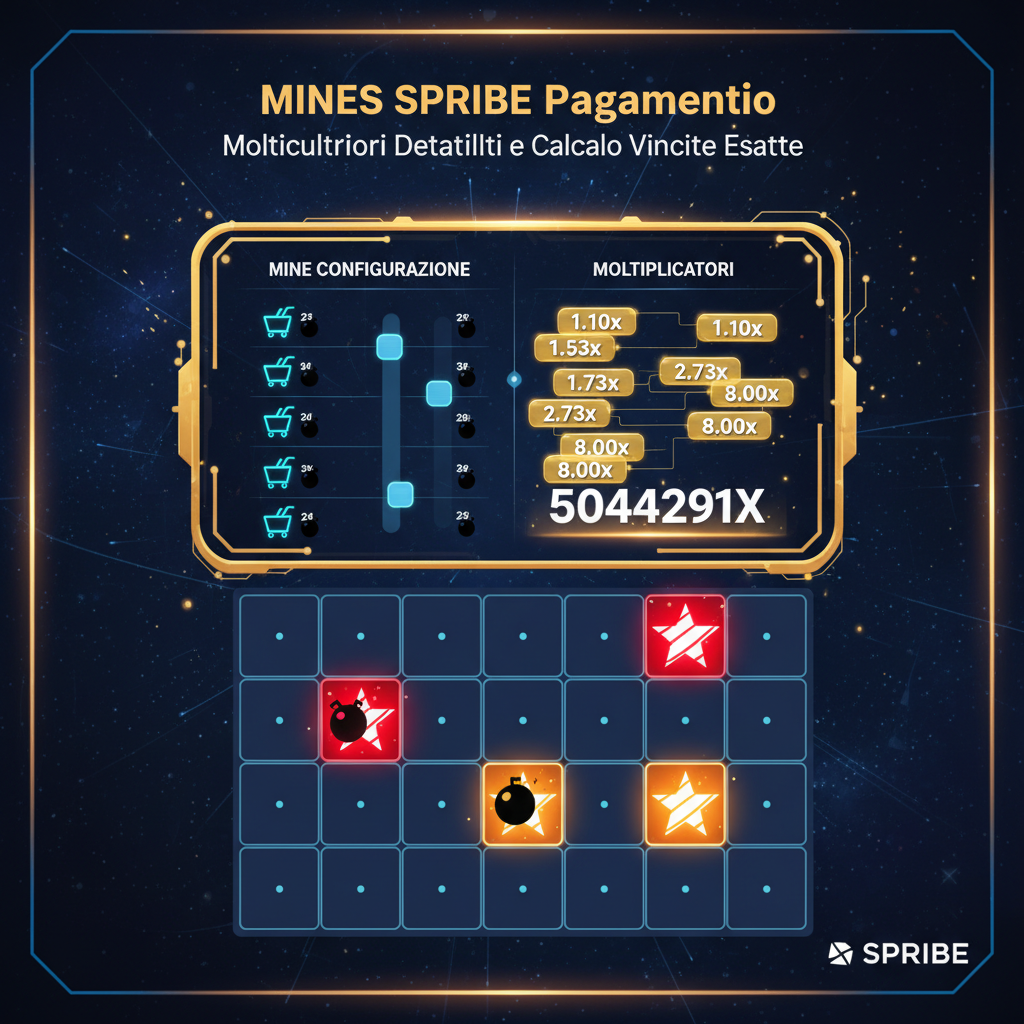 Mines SPRIBE paytable — moltiplicatori e configurazioni mine