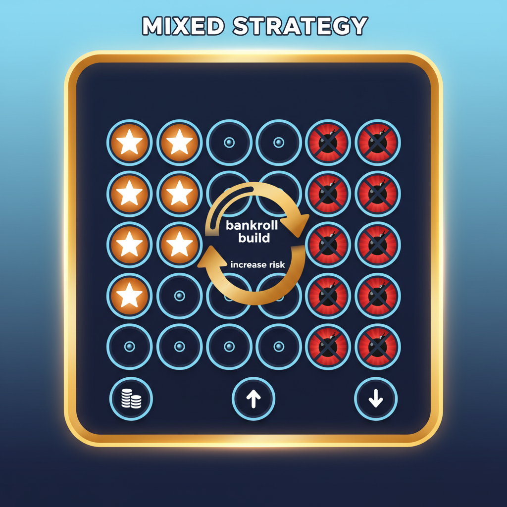 Strategia mista che alterna configurazioni diverse